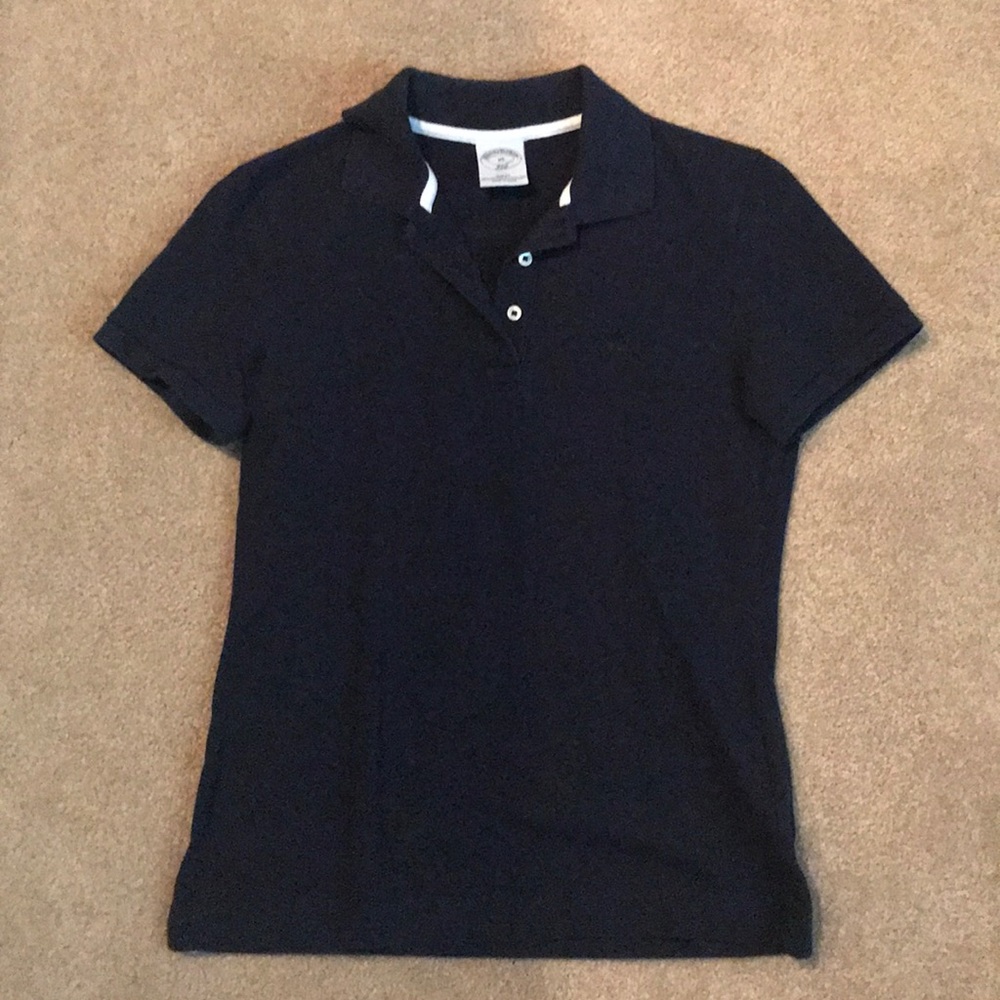Navy Brooks Brothers Golf Shirt
